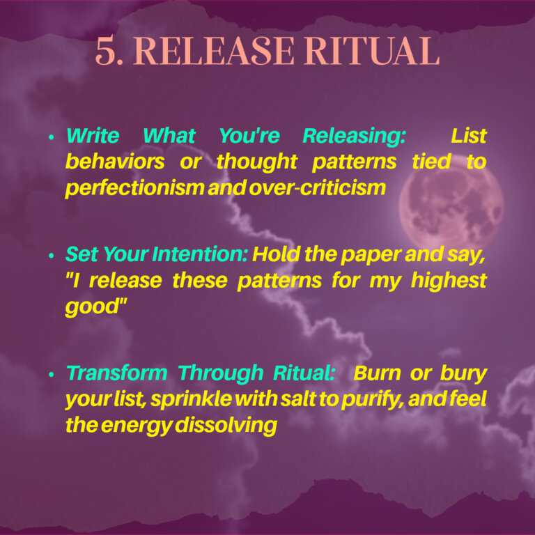 Step 5 of Lunar Eclipse in Virgo ritual: writing down patterns to release and transforming them through ritual burning